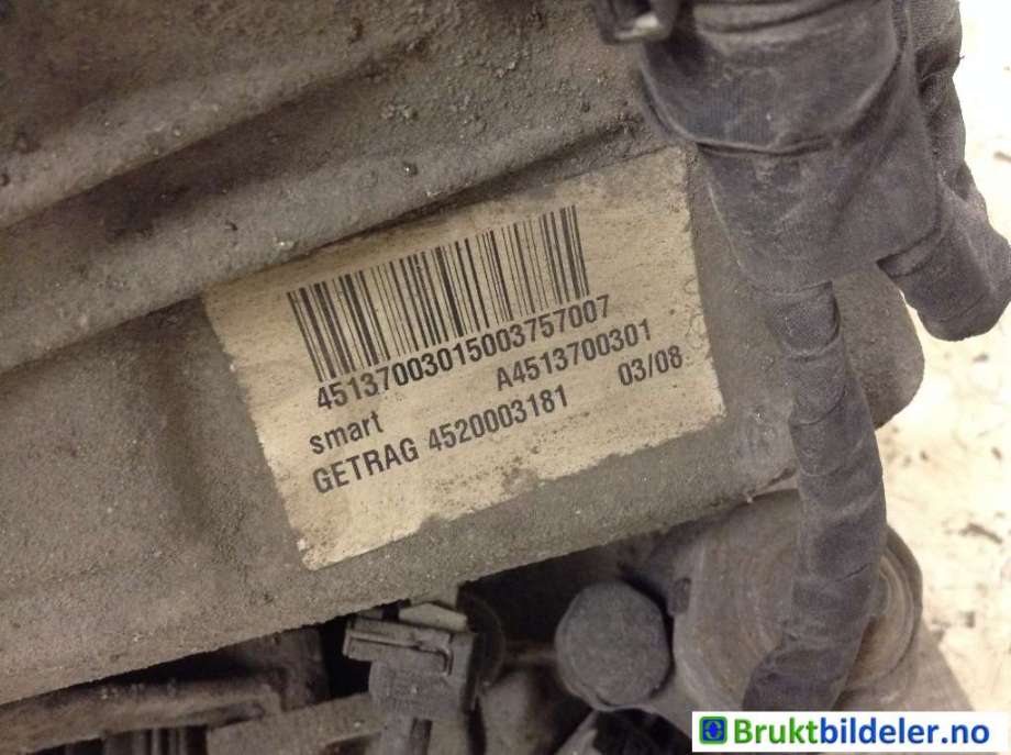 Girkasse automat til Smart Fortwo 1999-2007 (Type I) (W450) (W450) (SMART|A 451 370 03 01|717.481|)