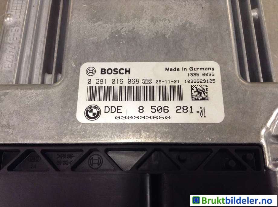 Styreenhet motor til BMW 1-Serie 2004-2011 (E81/E82/E87/E88) (E81/E82/E87/E88) (BMW|8 506 281-01|0 281 016 068|)