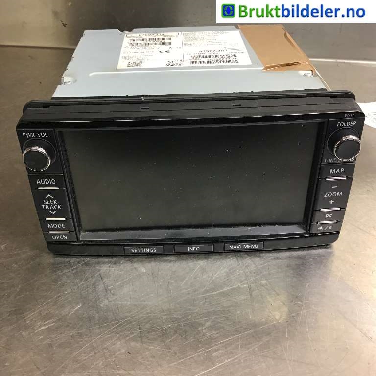Bilstereo til Mitsubishi Outlander, 2012-2015 (Type III, Fase 1)  (MITSUBISHI|8750A374)