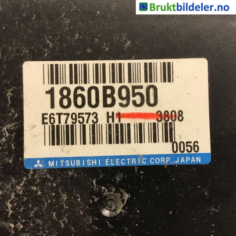 Styreenhet motor til Mitsubishi Outlander 2012-2015 (Type III, Fase 1)  (MITSUBISHI|1860B950|E6T79573 H|)