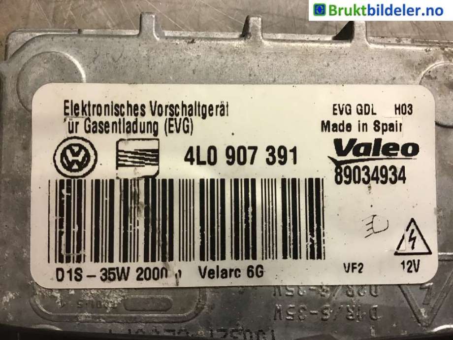 Styreenhet xenon/ballast til VW Scirocco 2008-2013 (VOLKSWAGEN|4L0 907 391|89034934|)