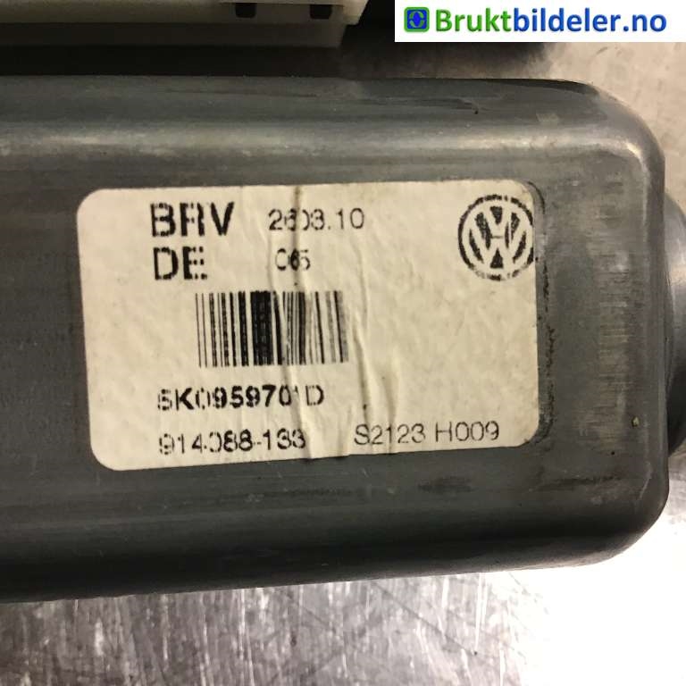 Ruteheis venstre foran til VW Golf VI 2008-2012  (VOLKSWAGEN|5K0 959 701 D||5K0 959 793)