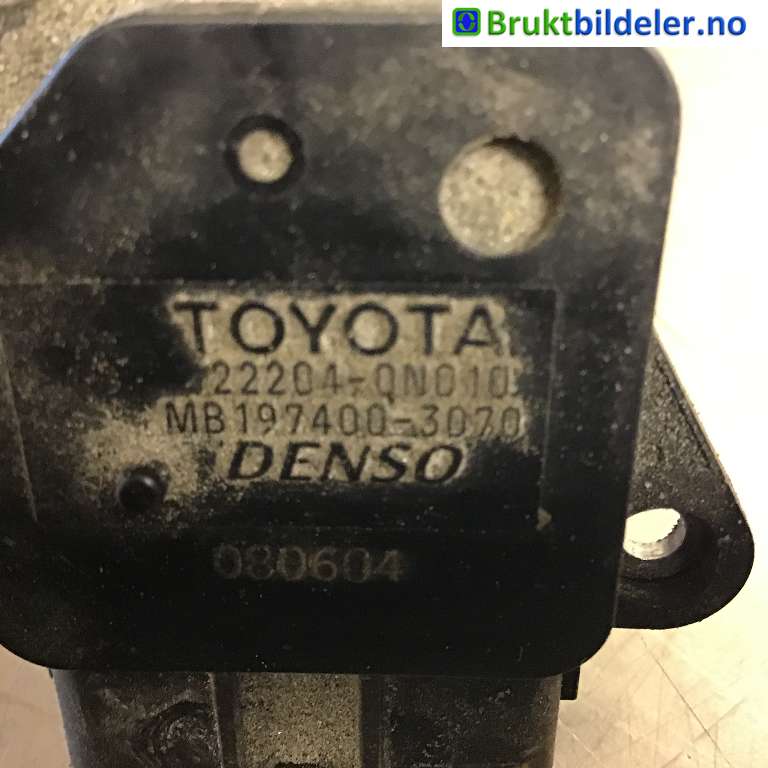 Luftmengde/luftmassemåler til Toyota Verso 2004-2009 (Type II)  (TOYOTA|22204-0N010|197400-3070|)