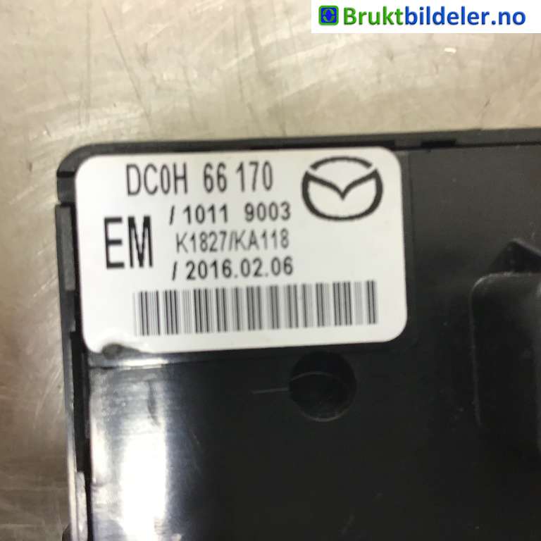 Bryter diverse til Mazda CX-3 2015-2022  (MAZDA|DC0H 66 170|)