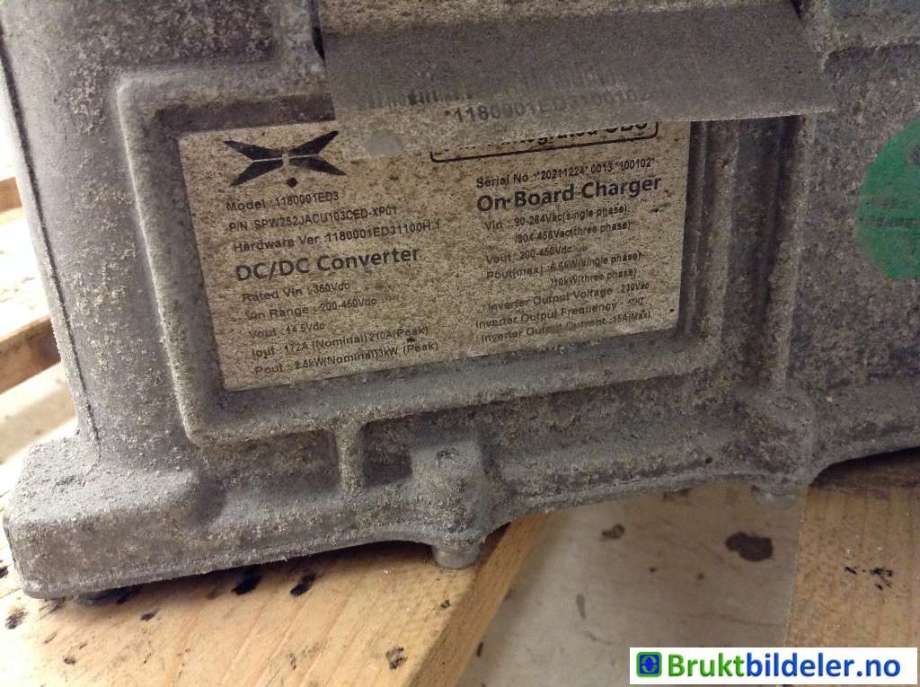Batterilader (OBC - On Board Charger) til XPeng P7 2021-->>  (1180991ED2|)