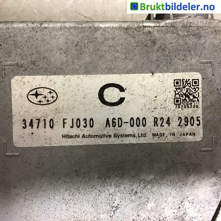 Styreenhet servo til Subaru XV 2012-2017 (Type I)  (SUBARU|34710FJ030|)