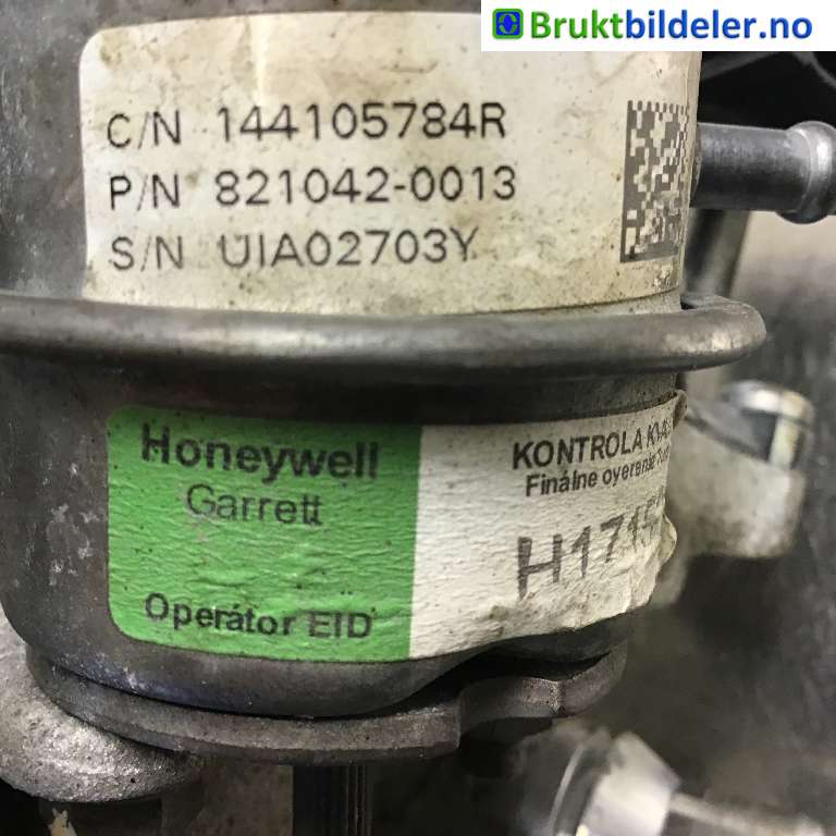 Turbo til Nissan Qashqai 2014-2021 (Type II)  (NISSAN|1441000 QAA|)