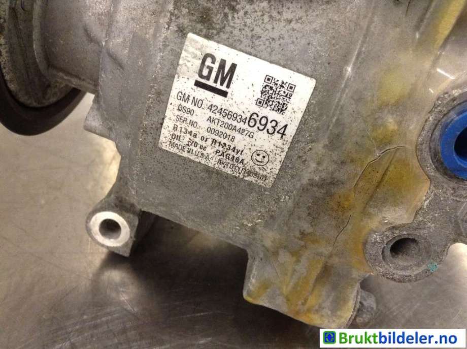 Aircondition kompressor til Opel Mokka 2012-2016 (Type I, Fase 1)  (OPEL|42456934|AKT200A427G|)