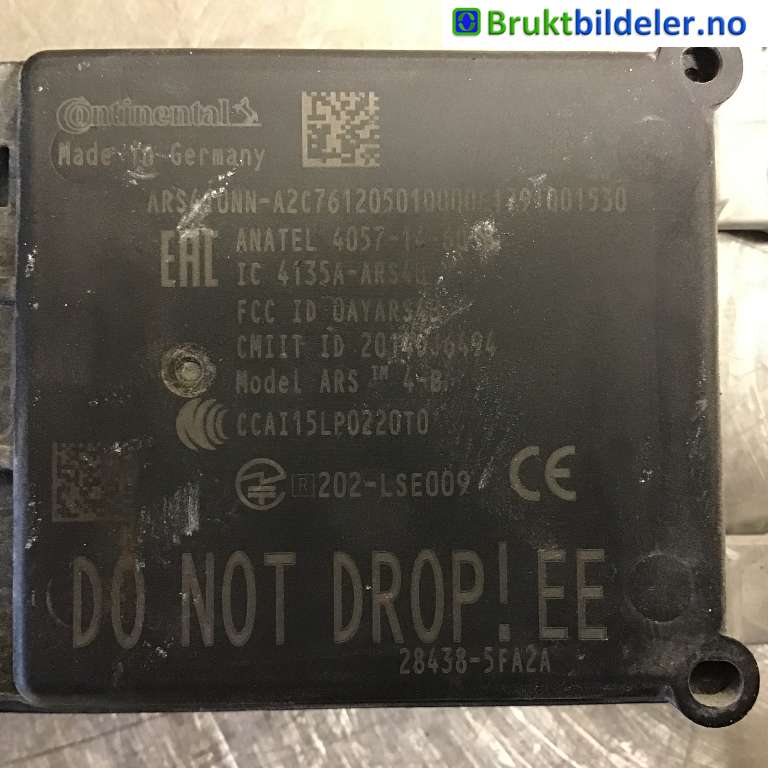 Sensor radar til Nissan Qashqai 2014-2021 (Type II)  (NISSAN|284385FA2A|A2C761205010000E|)