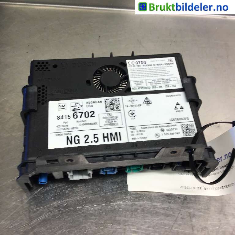 Styreenhet diverse til Opel Mokka 2012-2016 (Type I, Fase 1)  (OPEL|84156702|453116246|)