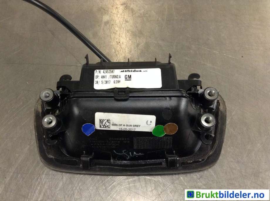 Bakluke/bakdør håndtak til Opel Mokka 2012-2016 (Type I, Fase 1)  (OPEL|42453507|)