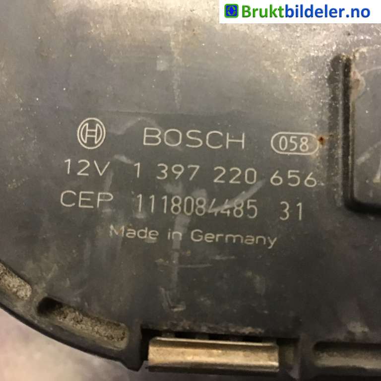 Viskermotor frontrute til VW Caddy 2010-2015 (Type III, Fase 2)  (VOLKSWAGEN|1T1 955 119 A|1 397 220 656|)
