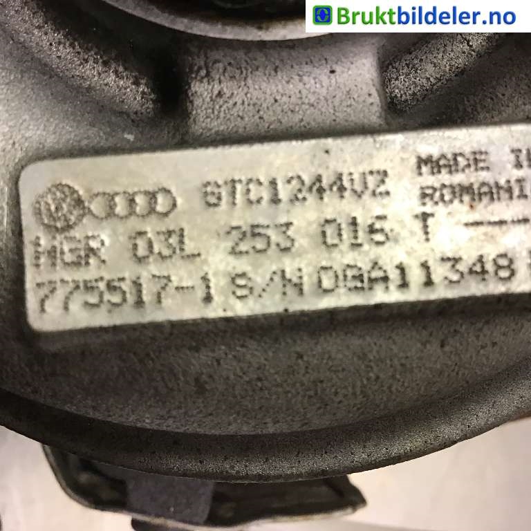 Turbo til VW Caddy 2010-2015 (Type III, Fase 2)  (VOLKSWAGEN|03L 253 016 T|GTC1244VZ|)