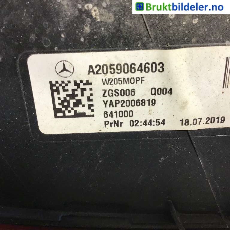 Baklykt høyre til Mercedes C-Klasse 2018-2021 (Fase 2) (W205) (W205) (MERCEDES|A 205 906 46 03|YAP2006819|)