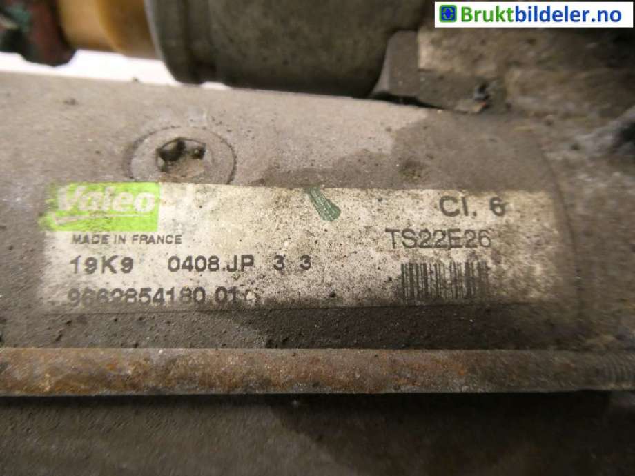 Starter diesel til Peugeot 207 2006-2012  (PEUGEOT|9662854180 01|TS22E26)