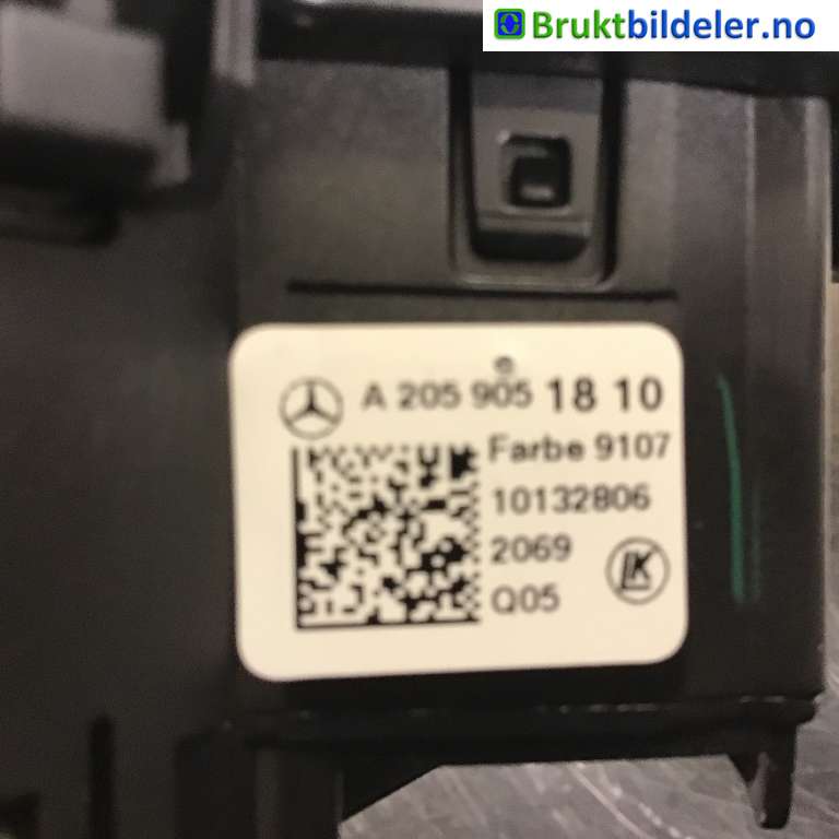 Bryter lys til Mercedes C-Klasse 2018-2021 (Fase 2) (W205) (W205) (MERCEDES|A 205 905 18 10|10132806|)