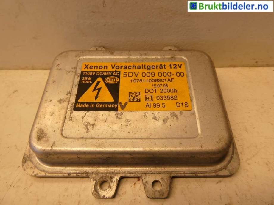 Styreenhet xenon/ballast til Škoda Superb, 2008-2015 (Type II) (SKODA|5M0 907 391)
