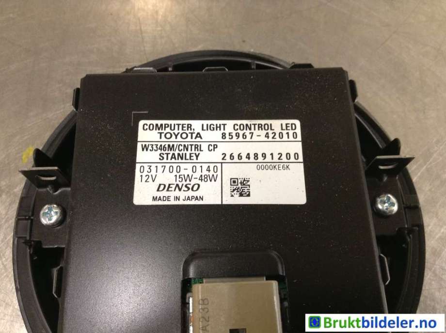Styreenhet diverse til Toyota RAV4 2016-2019 (Type IV, Fase 2) (TOYOTA|85967-42010|031700-0140|)