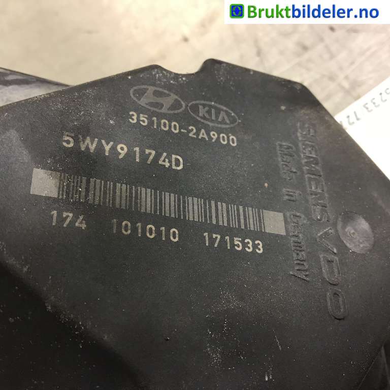 Spjeldhus til Hyundai Ix20 2010-2017  (HYUNDAI|35100-2A900|5WY9174D|)