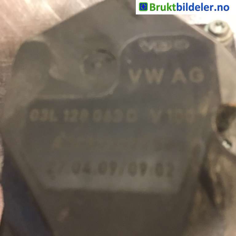 Spjeldhus til VW Golf VI 2008-2012 (VOLKSWAGEN|03L 128 063 D|A2C53337753|)