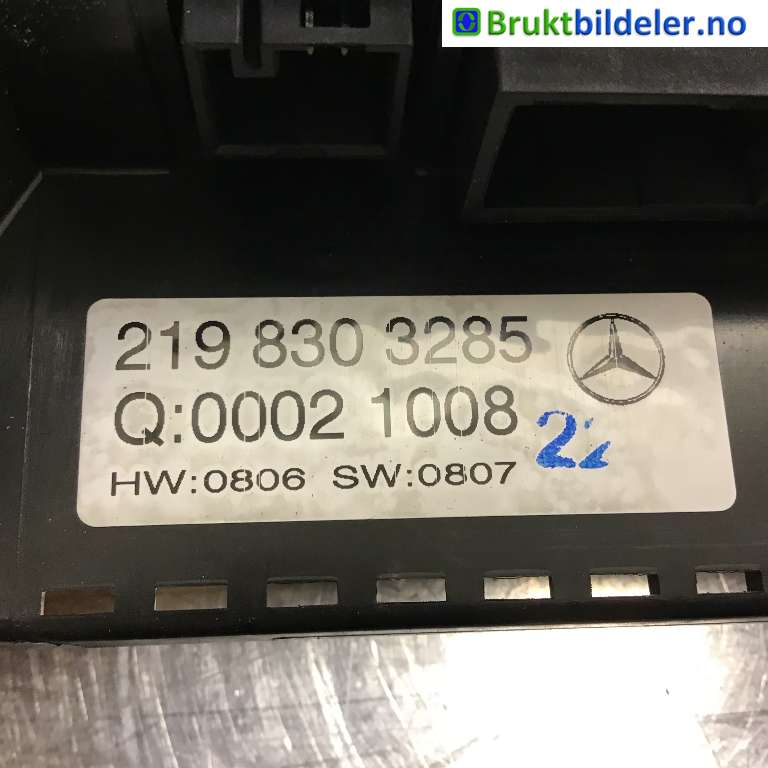 Varmeapparat betjening til Mercedes CLS 2004-2010 (C219) (C219) (MERCEDES|A 219 830 32 85|0002 1008|)