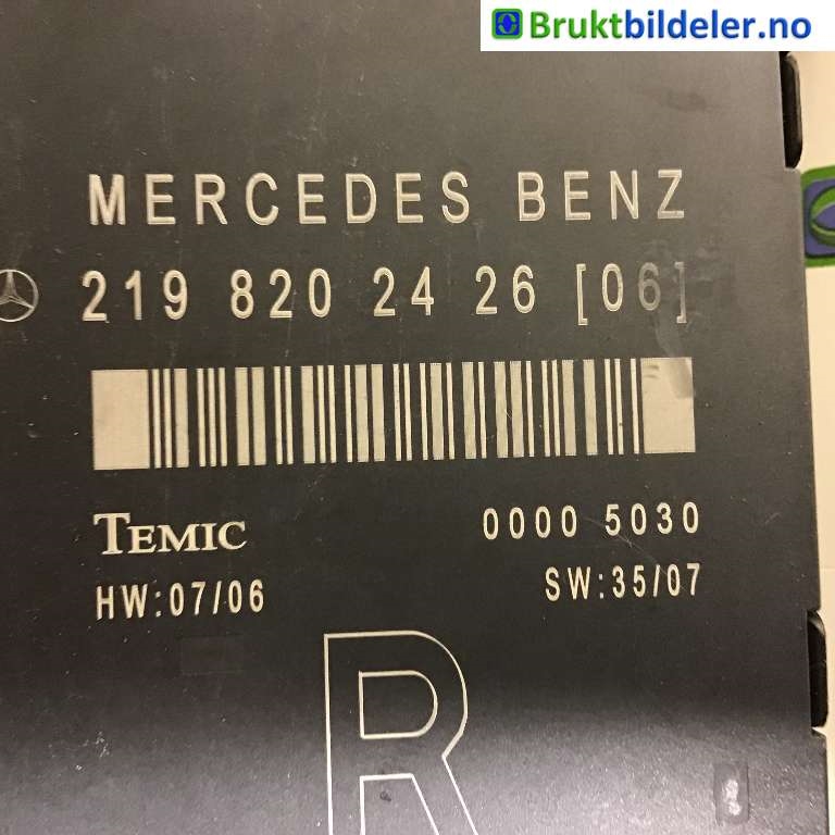 Styreenhet dør venstre foran til Mercedes CLS 2004-2010 (C219) (C219) (MERCEDES|A 219 820 24 26|0000 5030|)