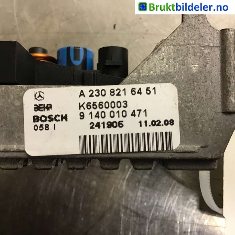Varmeapparat motstand til Mercedes CLS 2004-2010 (C219) (C219) (MERCEDES|A 230 821 64 51|9 140 010 471|)