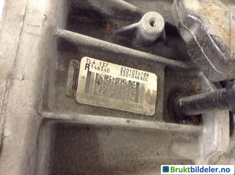 Girkasse manuell 6-trinn til Nissan Qashqai 2014-2021 (Type II)  (NISSAN|320104EA0C|TL4-137|320103418R)