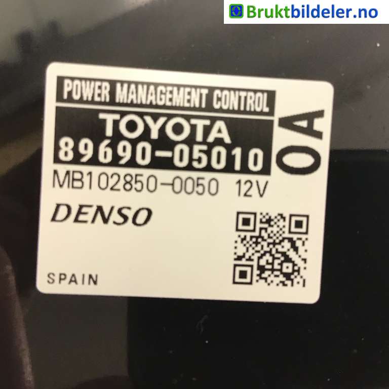 Styreenhet diverse til Toyota Avensis 2009-2015 (Type III, Fase 1) (TOYOTA|89690-05010|MB102850-0050|)