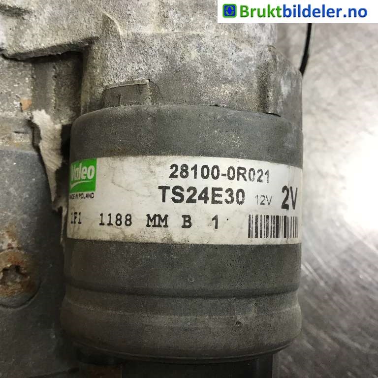 Starter diesel til Toyota Avensis 2009-2015 (Type III, Fase 1)  (TOYOTA|28100-0R021|TS24E30|)