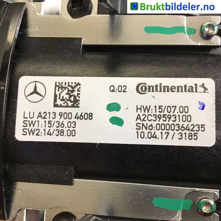 Bryter diverse til Mercedes E-Klasse 2016-2023 (W213) (W213) (MERCEDES|A 213 900 46 08|A2C39593100|)