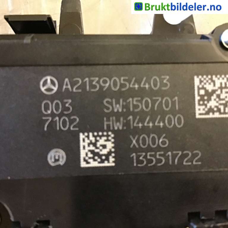 Bryter diverse til Mercedes E-Klasse 2016-2023 (W213) (W213) (MERCEDES|A 213 905 44 03|13551722|)