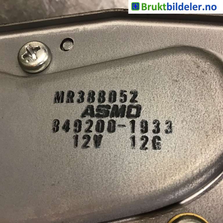 Viskermotor bakrute til Mitsubishi Pajero 2000-2006 (Type III)  (MITSUBISHI|MR388052|849200-1933|)