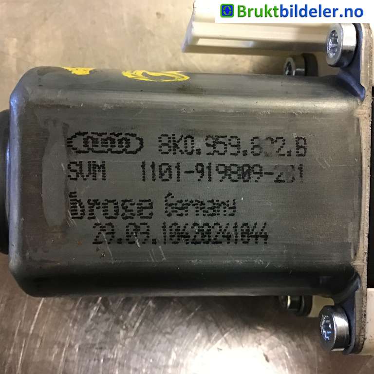 Ruteheis venstre bak til Audi A8 2010-2013 (Type III, Fase 1)  (AUDI|8K0 959 802 B|919807-201 D|)