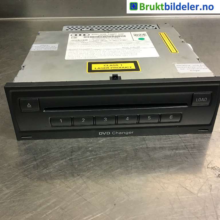 Bilstereo CD-veksler til Audi A8 2010-2013 (Type III, Fase 1) (AUDI|4H0 035 108 C|AA001001|)