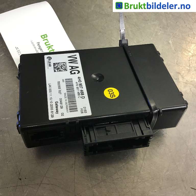 Diverse deler til Audi A8 2010-2013 (Type III, Fase 1)  (AUDI|4H0 907 468 D|532355 827|)