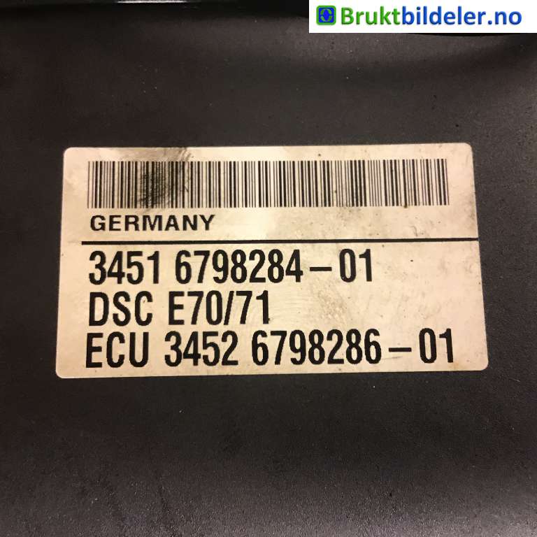 ABS sentral til BMW X5 2007-2013 (E70) (E70) (BMW|34 51 6 798 284-01|0 265 960 359|34 52 6 798 286-01)
