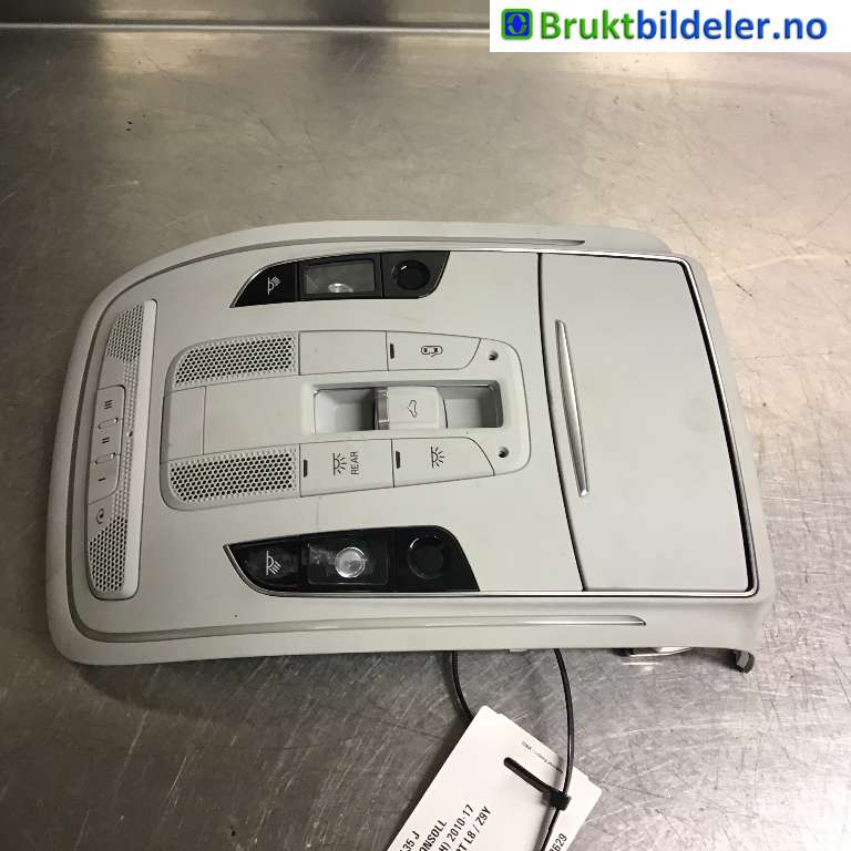 Tak konsoll til Audi A8, 2010-2013 (Type III, Fase 1) (AUDI|4H0 947 135 J)