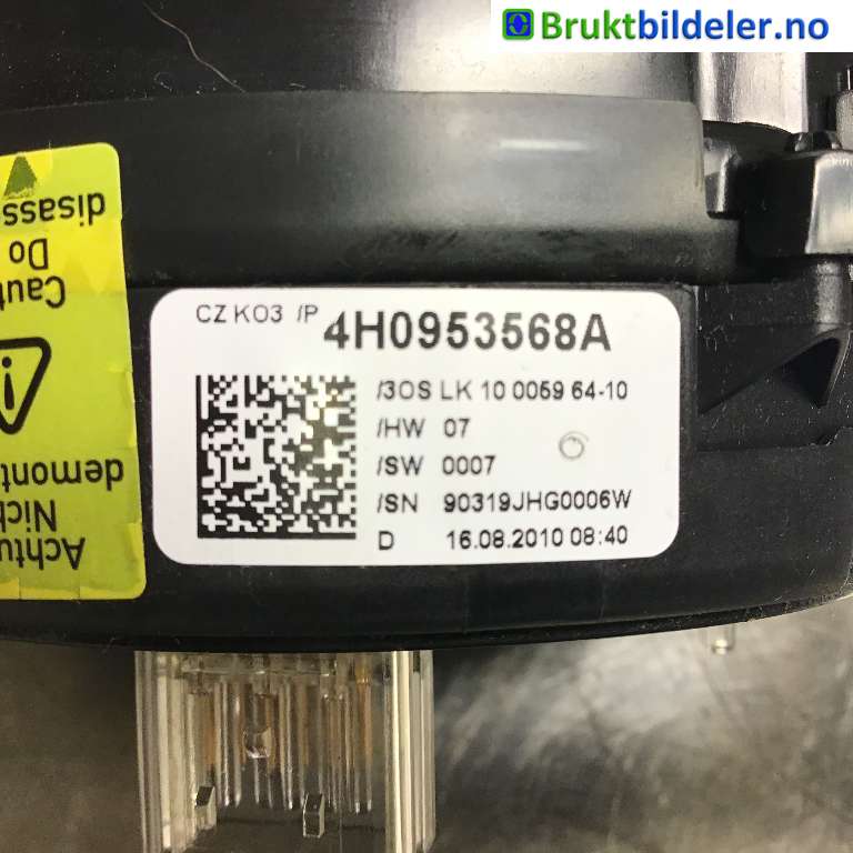 Bryter combi til Audi A8 2010-2013 (Type III, Fase 1) (AUDI|4H0 953 502 N||4H0 953 568 A)