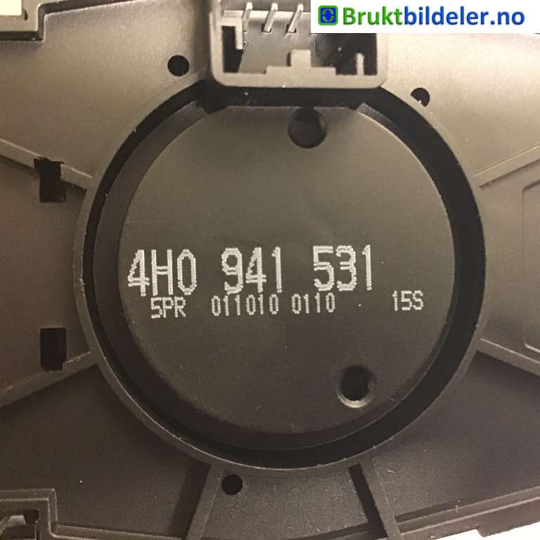 Bryter lys til Audi A8 2010-2013 (Type III, Fase 1)  (AUDI|4H0 941 531|5PR 011010 0110|)