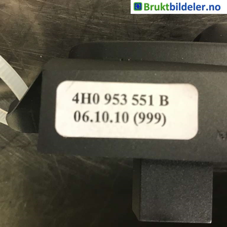 Bryter diverse til Audi A8 2010-2013 (Type III, Fase 1) (AUDI|4H0 953 551 B|)