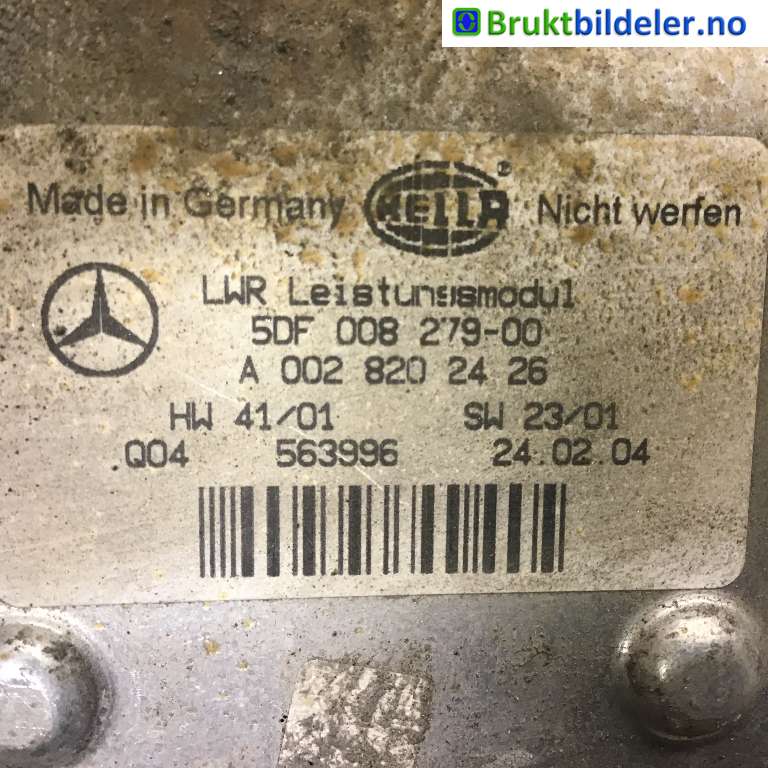 Styreenhet xenon/ballast til Mercedes E-Klasse 2002-2006 (Fase 1) (W211) (W211) (MERCEDES|A 002 820 24 26|5DF 008 279-00|)