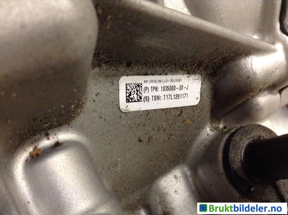Motor elbil foran til Tesla Model S 2016-2021 (Fase 2)  (TESLA|1035000-00-J|)