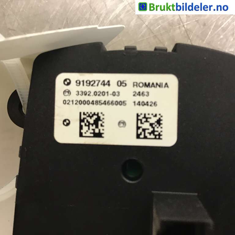Bryter lys til BMW X3 2010-2017 (F25) (F25) (61 31 6 803 965|3392.0201-03|9 192 744-05)