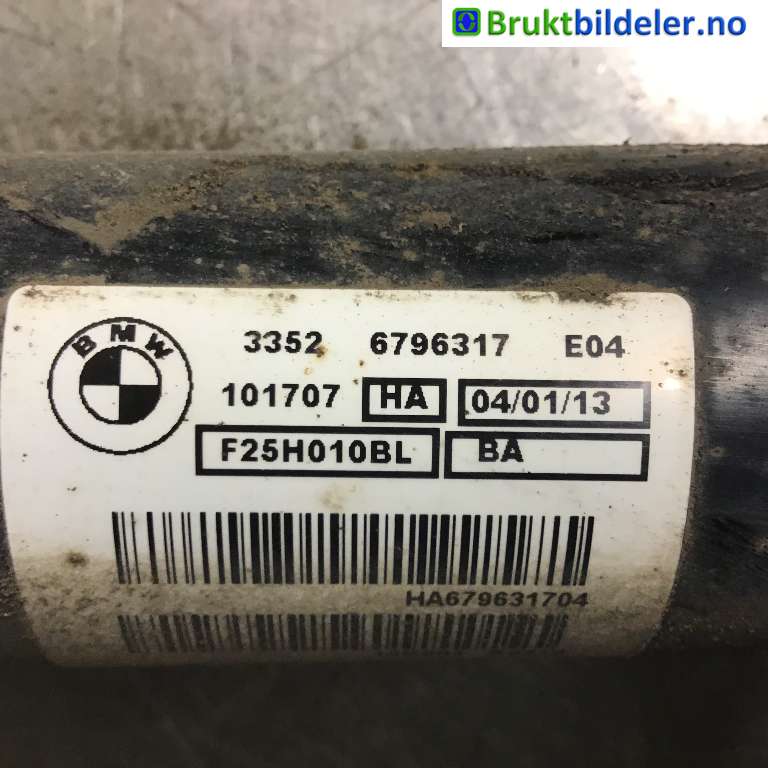 Fjærbein venstre bak til BMW X3 2010-2017 (F25) (F25) (33 52 6 796 317|)