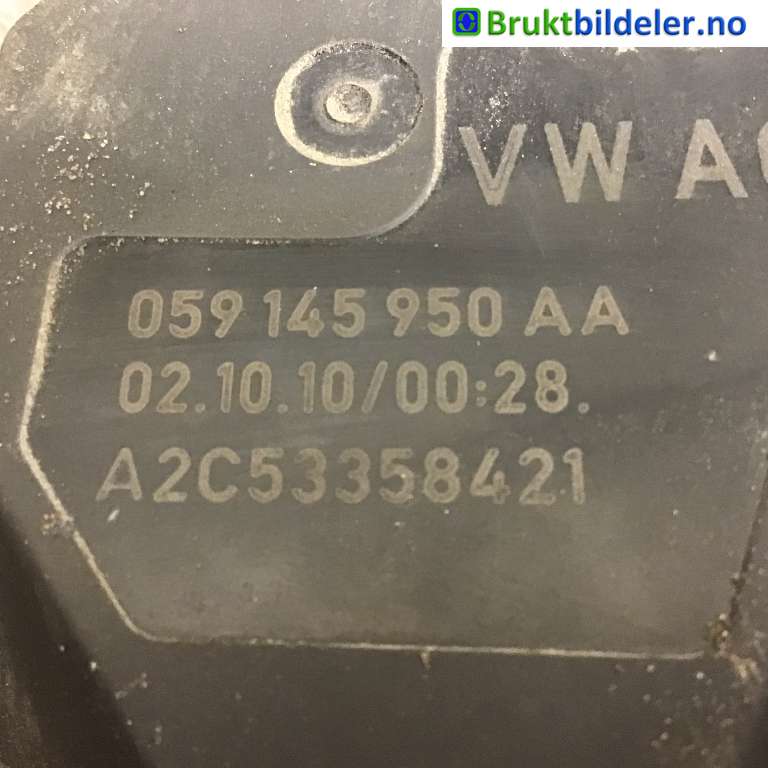 Spjeldhus til Audi A8 2010-2013 (Type III, Fase 1)  (AUDI|059 145 950 AA|A2C53358421|)