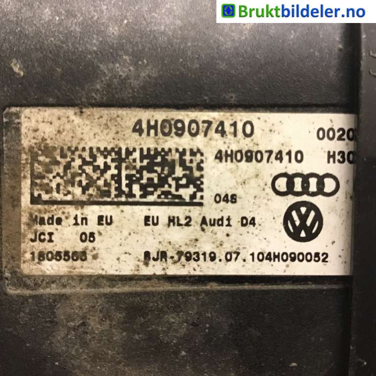 Styreenhet diverse til Audi A8 2010-2013 (Type III, Fase 1) (AUDI|4H0907410|)