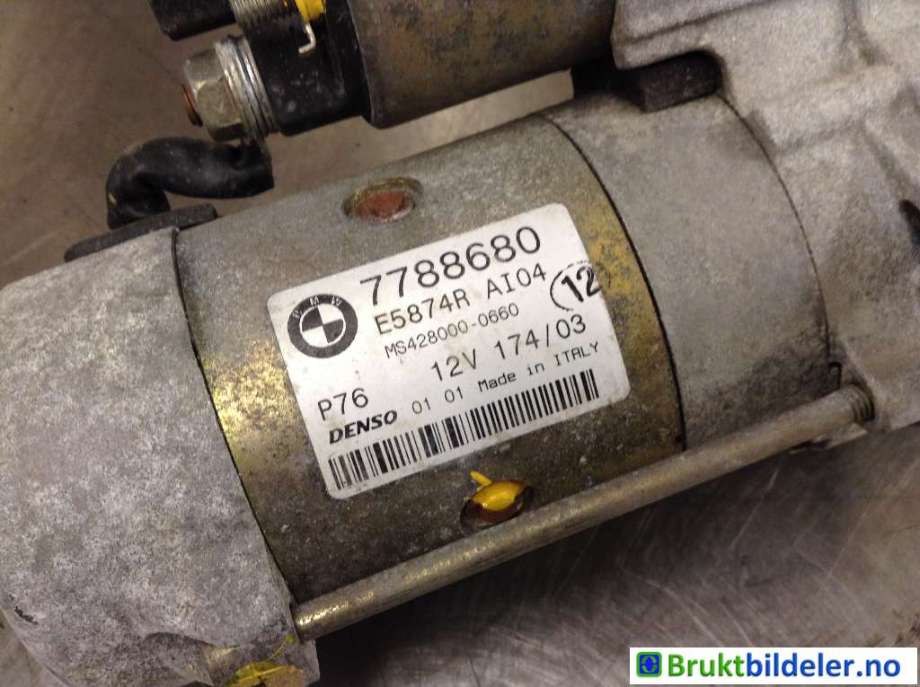Starter diesel til BMW 7-Serie 2000-2008 (E65/E66/E67/E88) (E65/E66/E67/E88) (BMW|7 788 680 AI04|MS428000-0660|)