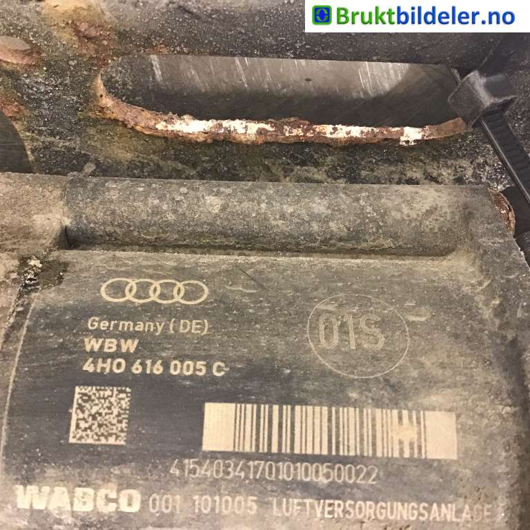 Kompressor nivå/luft til Audi A8 2010-2013 (Type III, Fase 1)  (AUDI|4H0 616 005 C|443 020 187 1|)