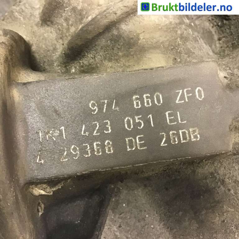 Tannstang elektrisk til VW Caddy 2010-2015 (Type III, Fase 2)  (VOLKSWAGEN|1K1 423 051 EL|974 660 ZF0|)